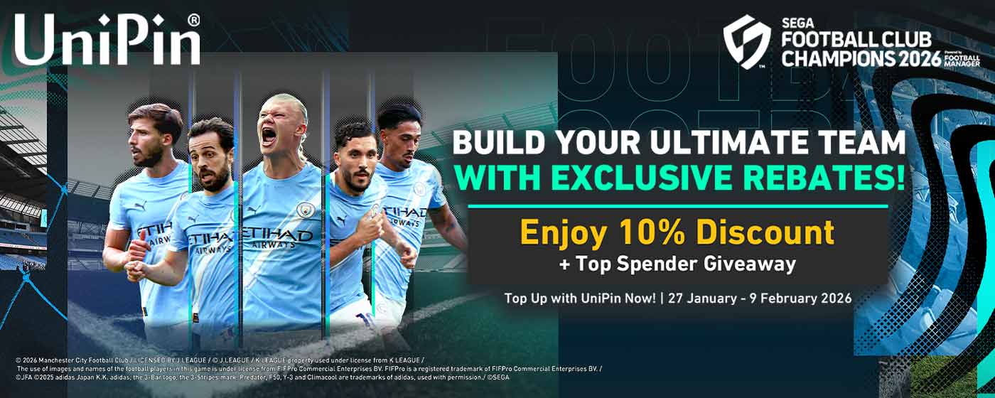 Build Your Ultimate Team in SEGA FCC 2026 with Exclusive 10% Rebates! (MY)